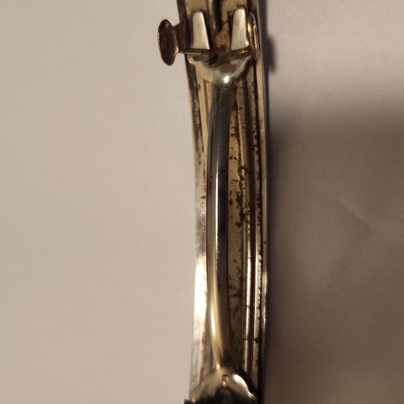 Vintage Native American Silver Hair Barrette - Picture 6 of 8